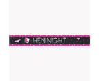 Creative Party 9 Foot Hen Night Foil Banner (Black/Pink) - SG15127