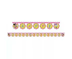 Disney Bowtique Checked Minnie Mouse Happy Birthday Banner (Pink/Green) - SG35013