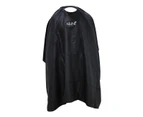 KEUNE POLYESTER WATER RESISTANT SALON CAPE WITH STUDS IN BLACK