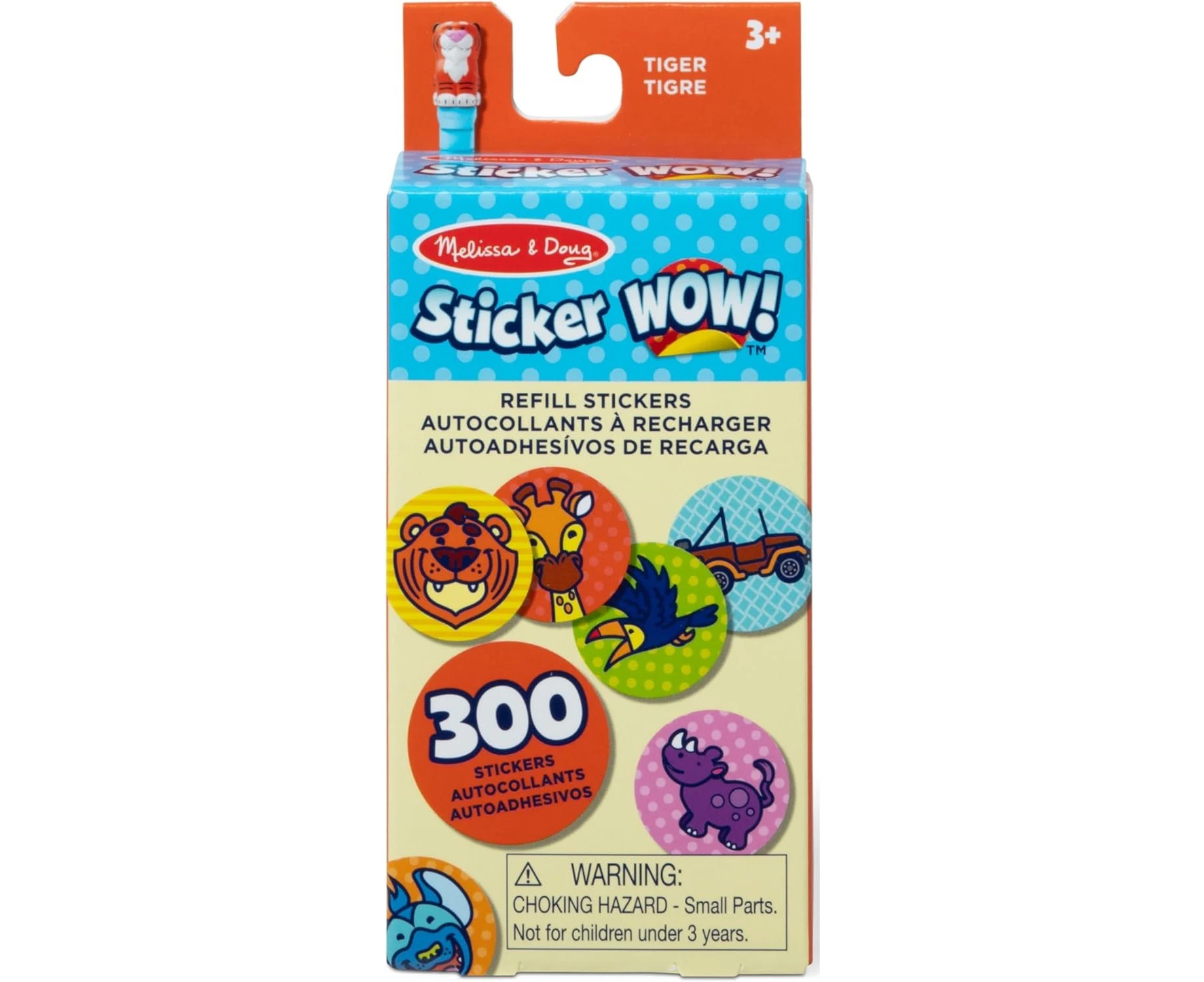 Melissa & Doug - Sticker WOW! Refill Stickers - Tiger