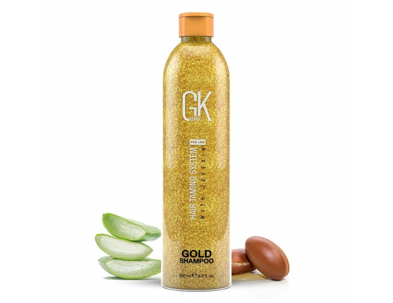 GK  GOLD SHAMPOO HAIR TAMING SYSTEM 250ml