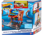 Hot Wheels City Parking Garage Playset: Multi-level Racing & Thrills!