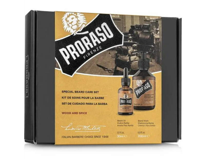 PRORASO BEARD DUO WOOD & SPICE