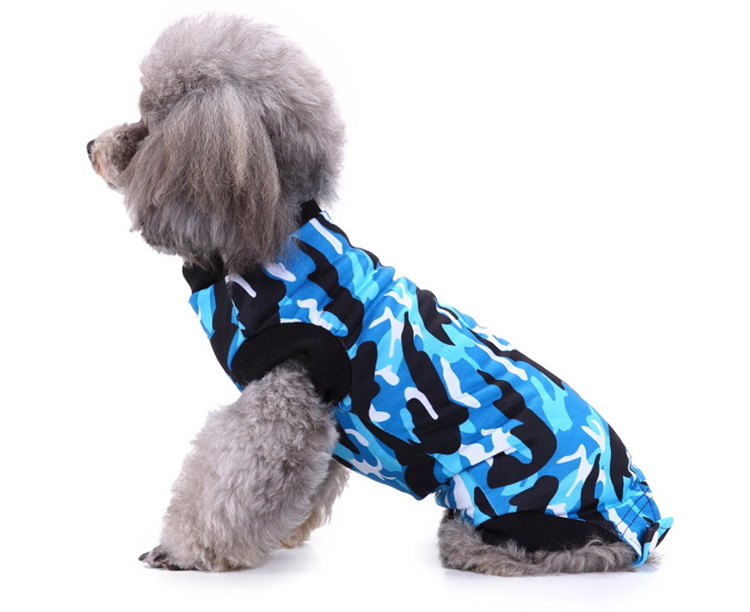 After Surgery Dog Recovery Onesie, Body Suit, Comfortable Cone Alternative, Soft Cotton Covers Wound, Stitches