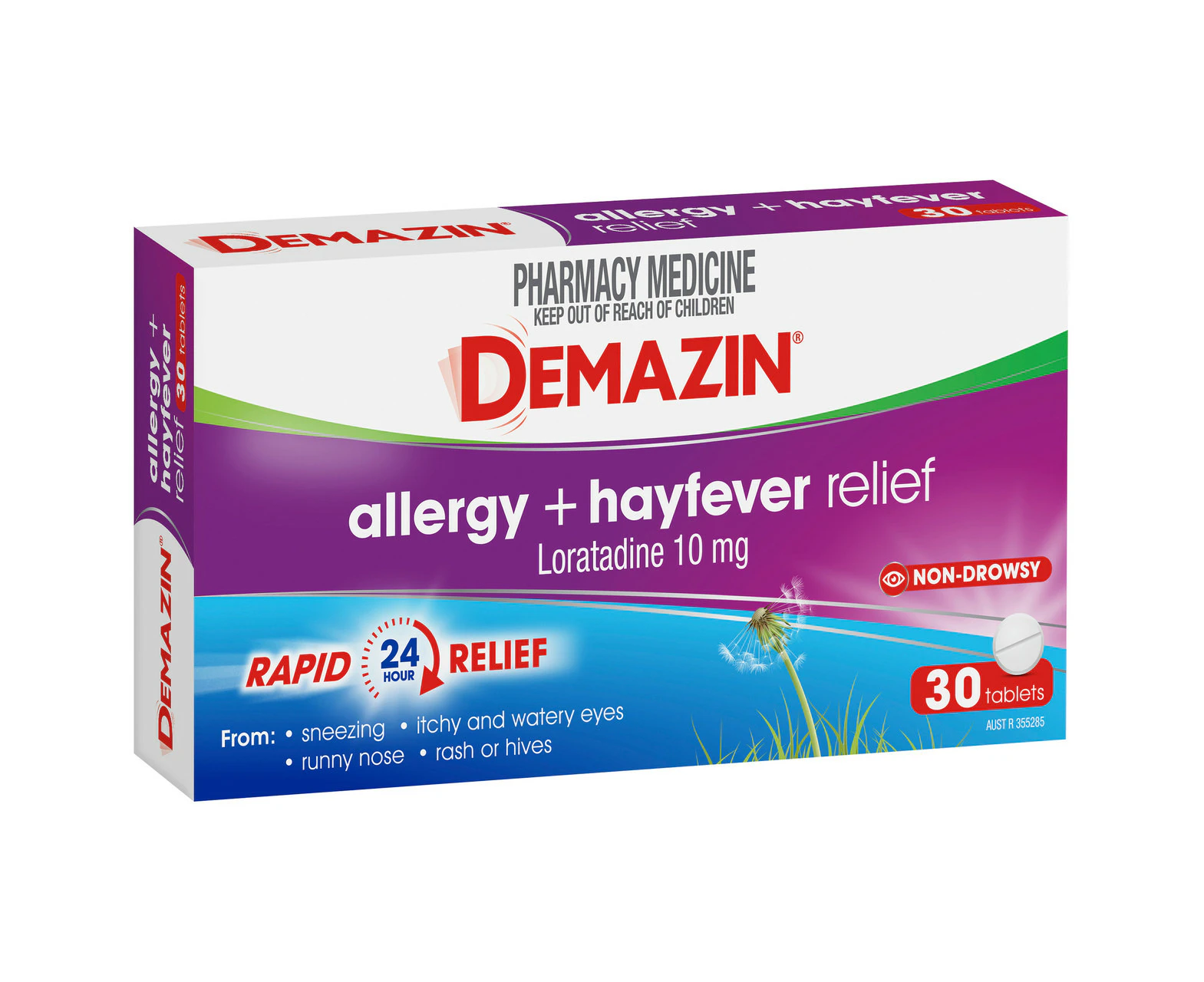 Demazin Allergy + Hayfever Relief Non-Drowsy 30 Tablets