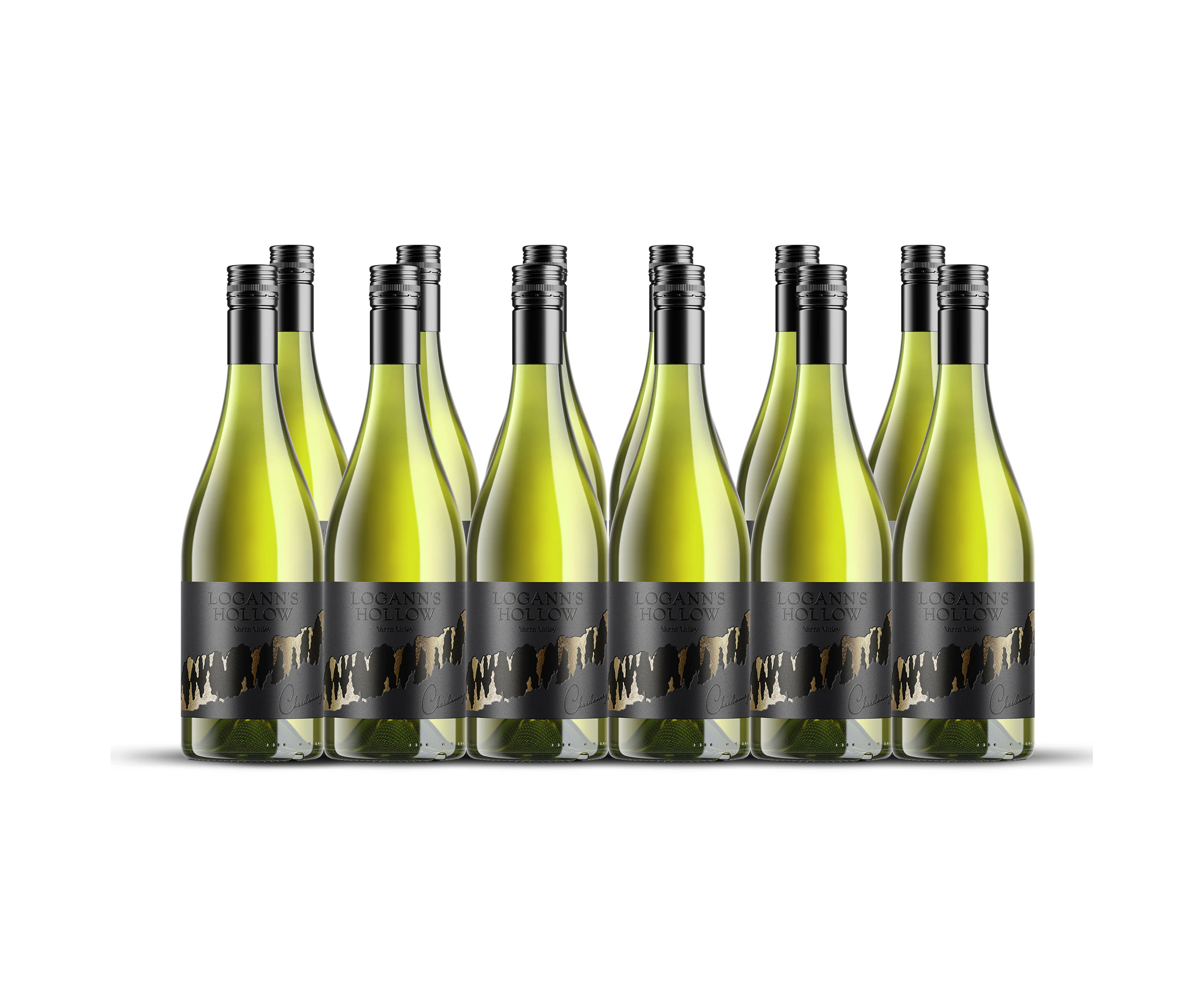 12 Bottles  of 2021 Loganns Hollow Chardonnay 750ML