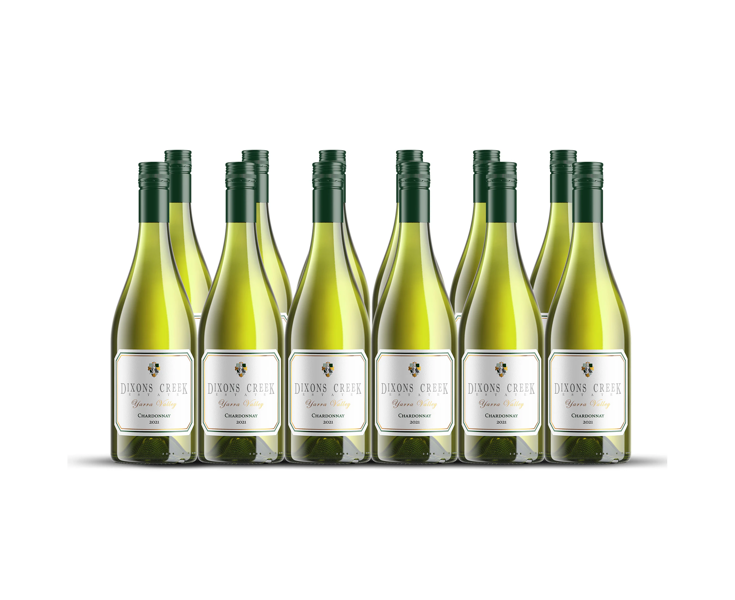 12 Bottles of 2021 Dixons Creek Estate Yarra Valley Chardonnay 750ML