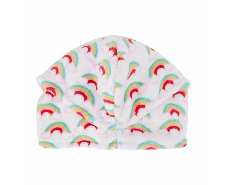 Choose Happy Hair Drying Turban, Rainbow - OXX Junior