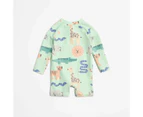 Target Baby Unitard Swim Set with Hat 2 Piece