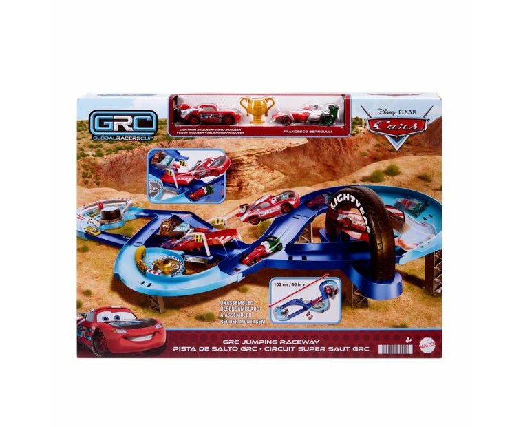 Disney Pixar Cars GRC Jumping Raceway Playset