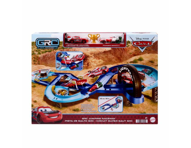 Disney Pixar Cars GRC Jumping Raceway Playset