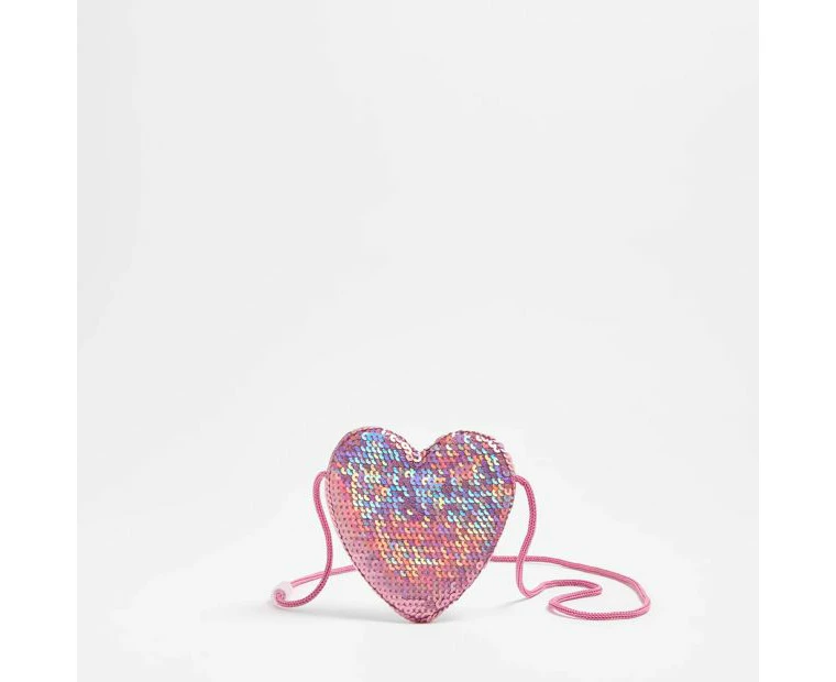 Target Kids Sequin Heart Crossbody Bag