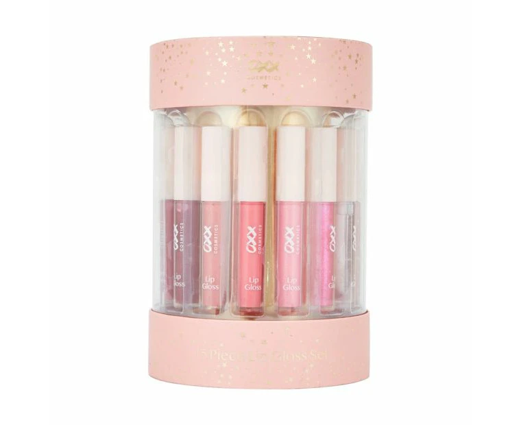 15 Piece Lip Gloss Set, Soft Glam - OXX Cosmetics