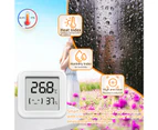 Digital Indoor Thermometer Hygrometer High Accurate Temperature Humidity Gauge Home BT Temperature and Humidity Meter for Home Office Baby Room Greenh