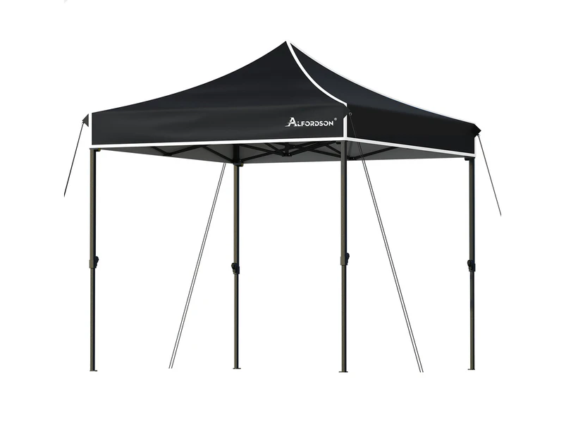 ALFORDSON Gazebo 3x3 Pop Up Tent Wedding Canopy Black