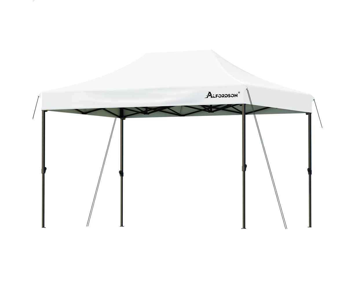 ALFORDSON Gazebo 3x4.5 Pop Up Tent Wedding Canopy White