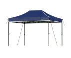 ALFORDSON Gazebo 3x4.5 Pop Up Tent Wedding Canopy Navy