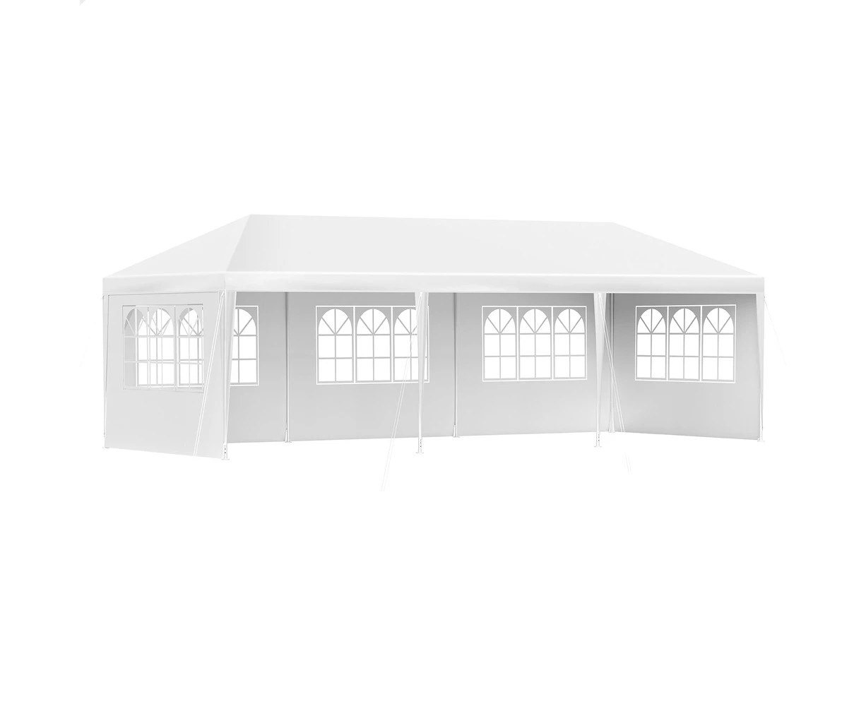 ALFORDSON Gazebo 3x9 Outdoor Marquee Portable Side Wall White