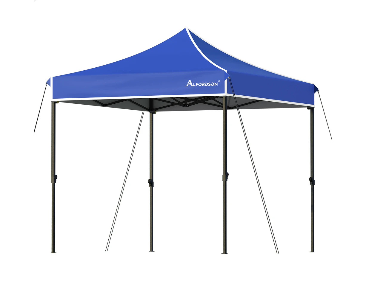 ALFORDSON Gazebo 3x3 Pop Up Tent Wedding Canopy Blue