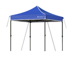 ALFORDSON Gazebo 3x3 Pop Up Tent Wedding Canopy Blue