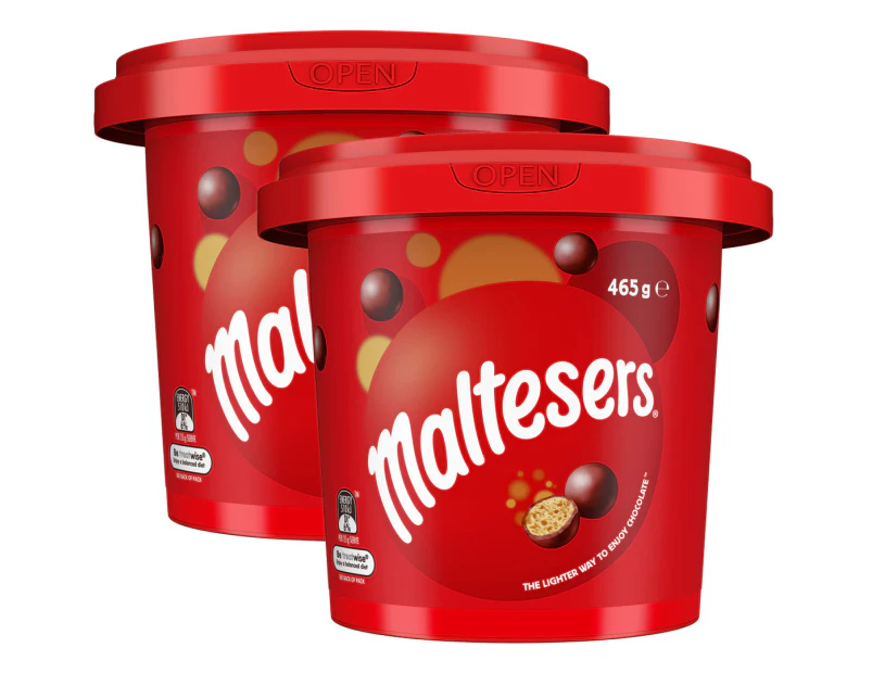 2 x Maltesers Party Bucket 465g