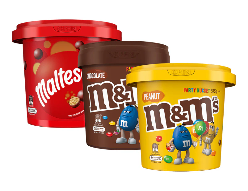 M&M's & Maltesers Bucket Pack