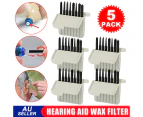 5PCS Hearing Aid Filters Cerustop Wax Guards Prevents Earwax Guard Replacements Dustproof