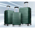 ALFORDSON Luggage TSA Suitcase Trolley 3PCS Set - Green