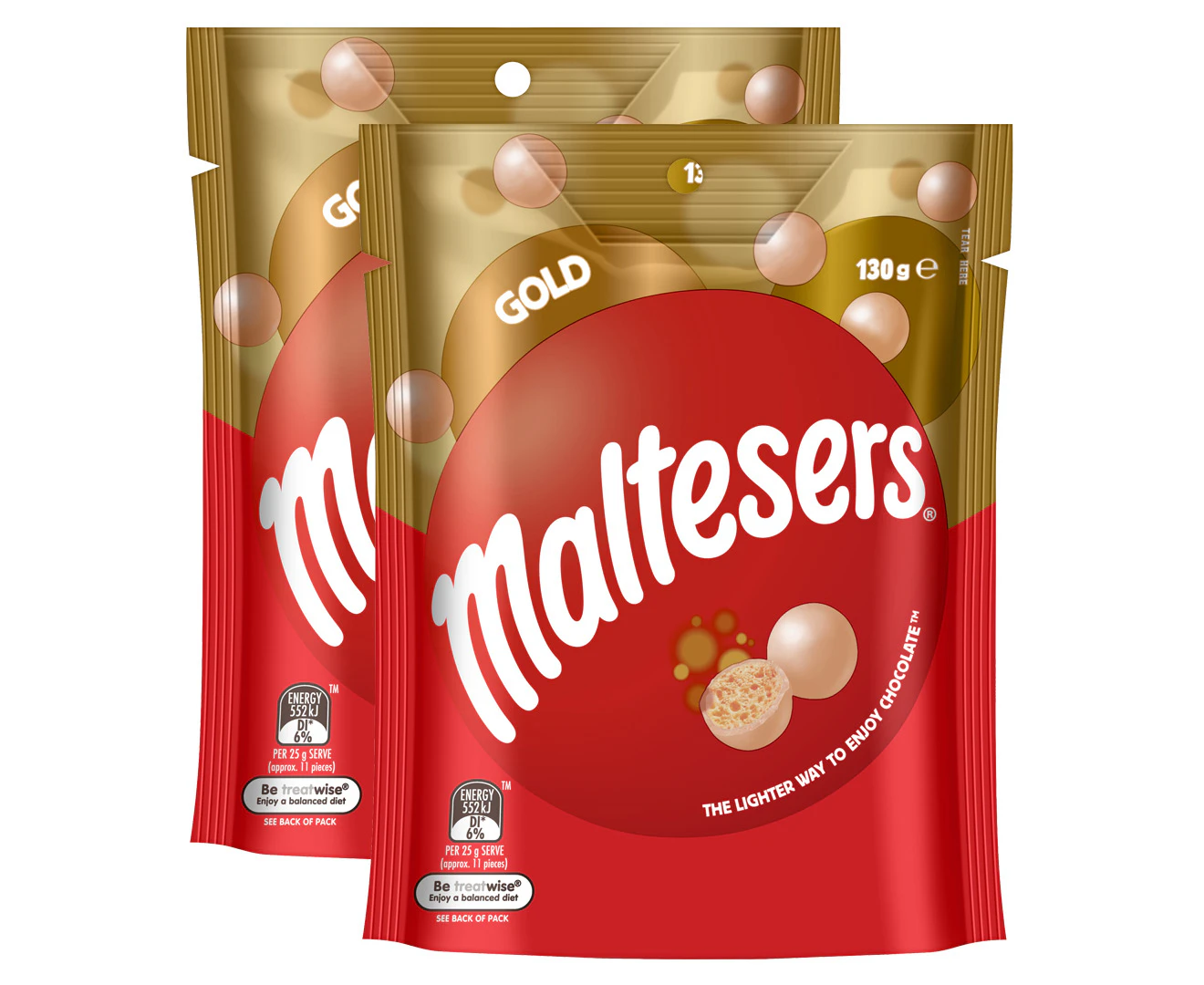 2 x Maltesers Gold 130g