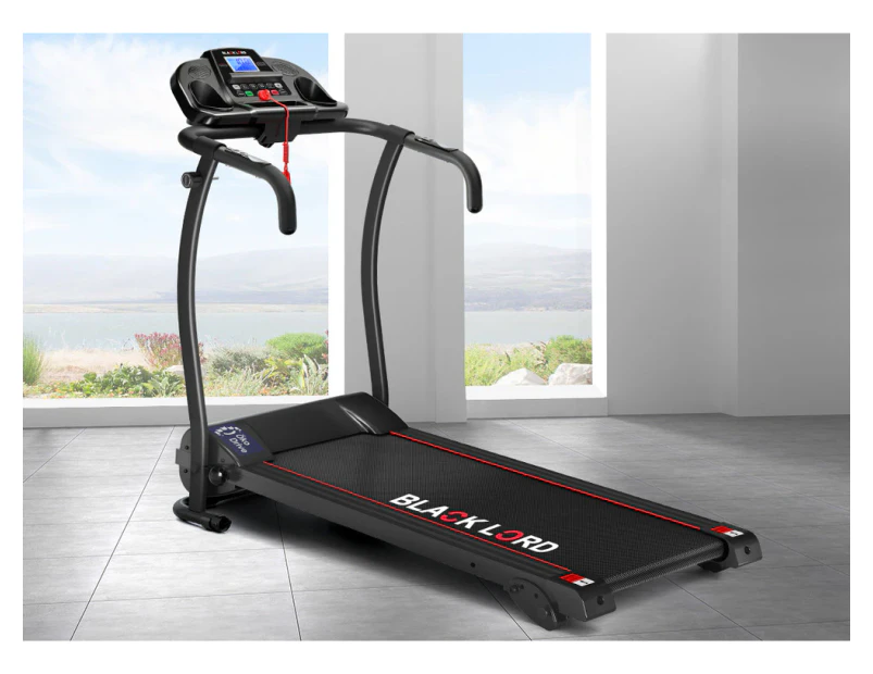 BLACK LORD Treadmill Electric Exercise Running Machine Foldable Walking Pad