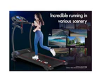 BLACK LORD Treadmill Electric Exercise Running Machine Foldable Walking Pad