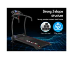 BLACK LORD Treadmill Electric Exercise Running Machine Foldable Walking Pad