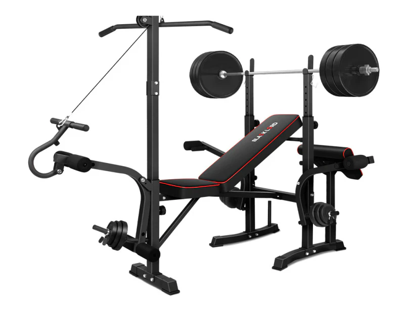 BLACK LORD Weight Bench Fitness Multi-Station Home Gym Equipment