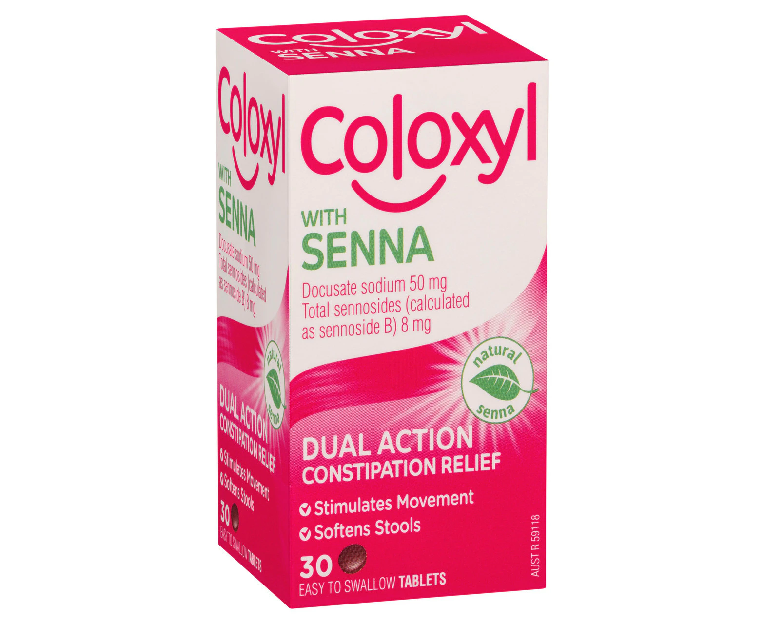 Coloxyl with Senna 30 tablets