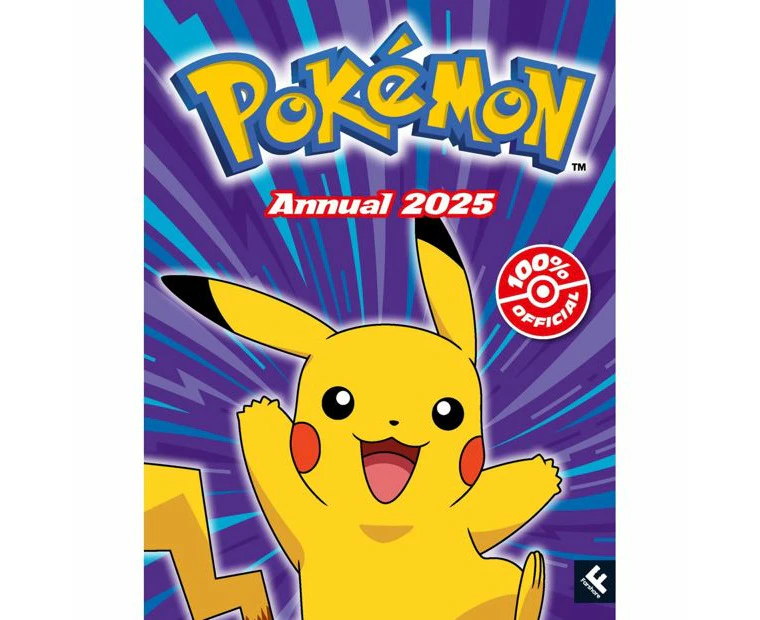 100% Official Pokemon Annual 2025 - Book