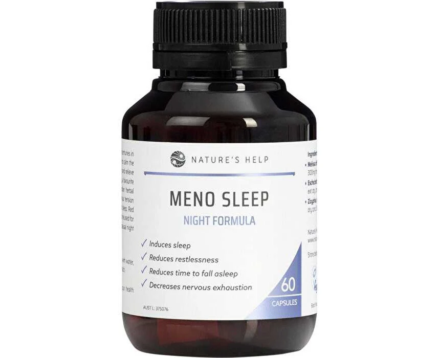 Nature's Help Meno Sleep Night Formula 60 Caps