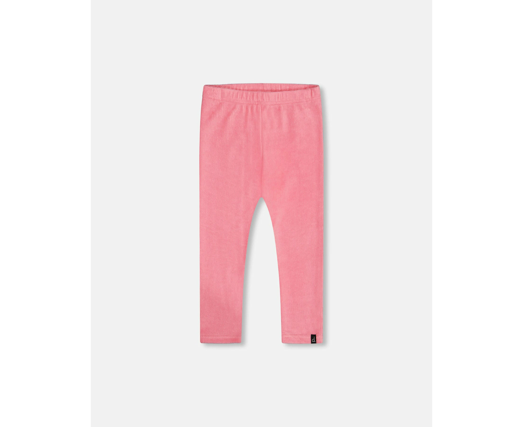 Little Girl's Velvet Stretch Leggings Candy Pink