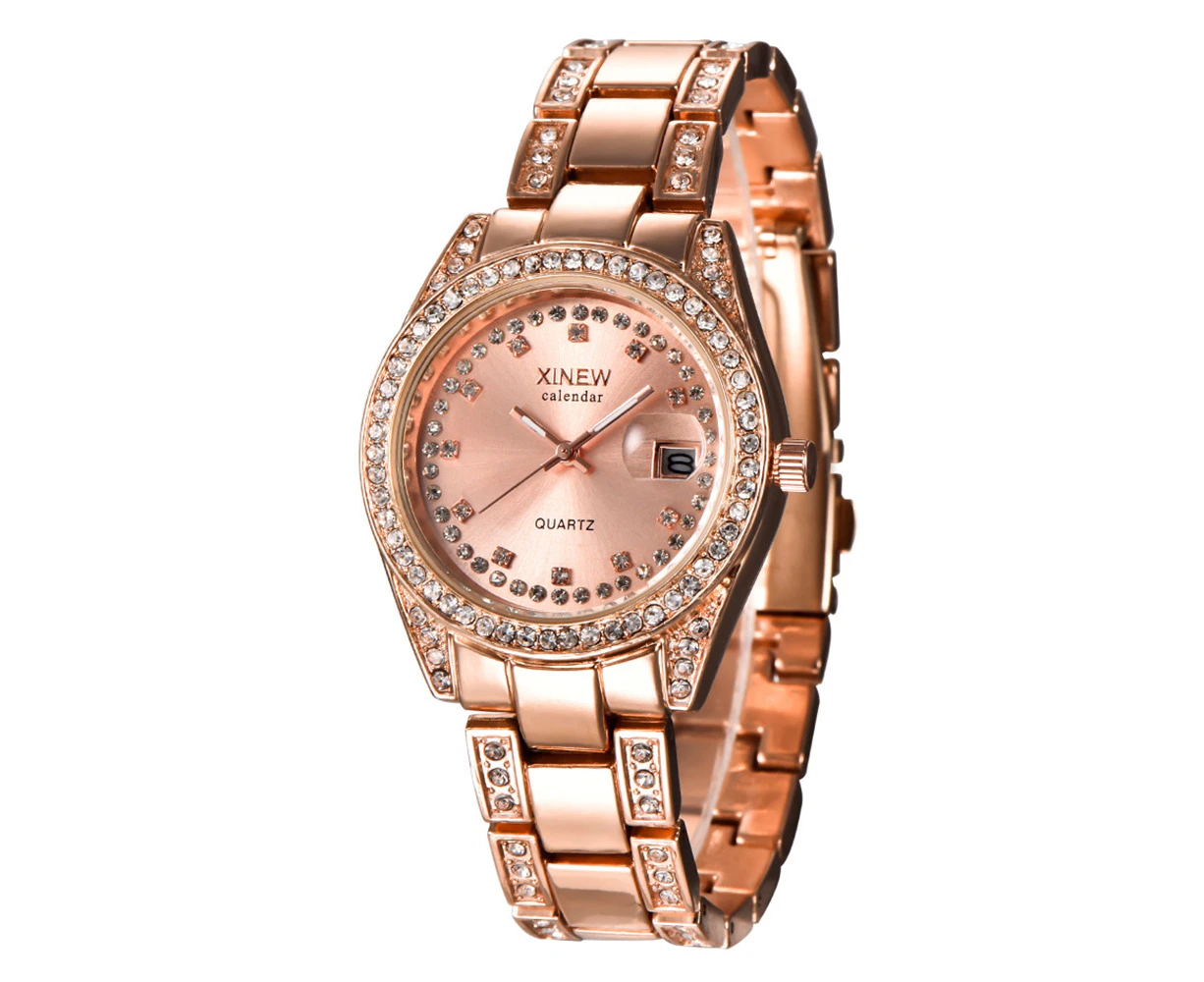 Women Ladies Watches Waterproof Stainless Steel Ceramic Wristwatch