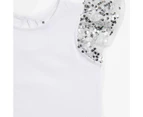 Target Flutter Sequin Sleeve Tank