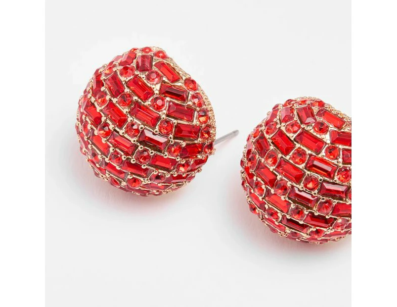 Target Christmas Bauble Earrings