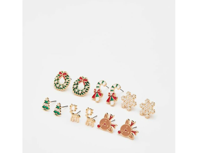 Target 6 Pack Christmas Multi Pack Earrings