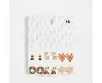 Target 6 Pack Christmas Multi Pack Earrings