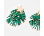 Target Christmas Tree Earrings