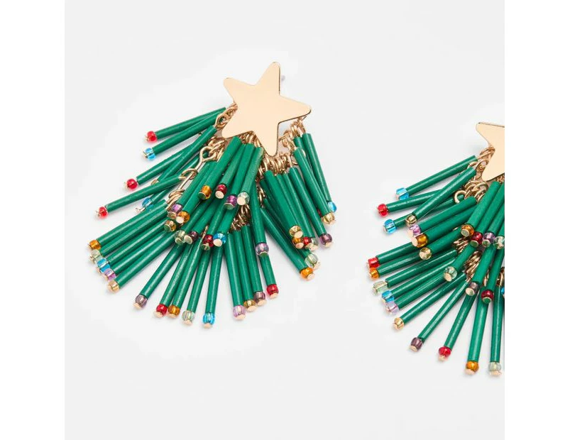 Target Christmas Tree Earrings