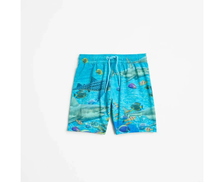 Target Photo Ocean Print Swim Boardshorts