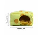 Small Animal Soft Guinea Pig Cozy Warm Pet Tent Hamster House Hideout Cave Bed -15x8cm