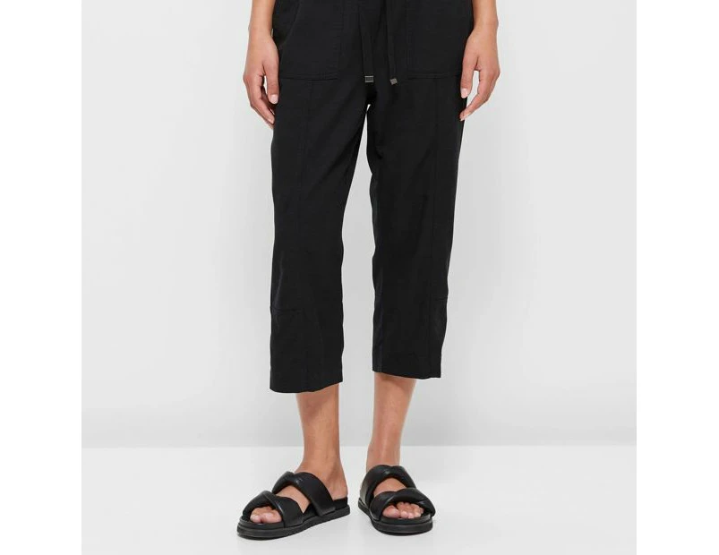 Target Slub Seam Detail 3/4 Jogger Pants