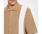 Australian Cotton Knit Stripe Shirt - Commons