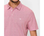 Target Australian Cotton Micro Stripe Polo Top