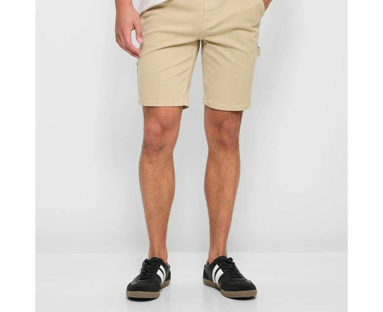 Denim Utility Shorts - Commons